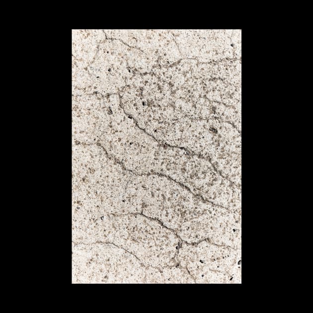 White Cracked Concrete Surface by textural