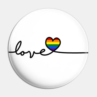 LGBT Love Pin