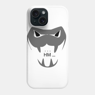 Snake head silhouette Phone Case