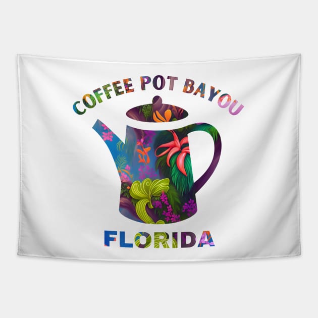 Coffee Pot Bayou - Florida Tapestry by MtWoodson