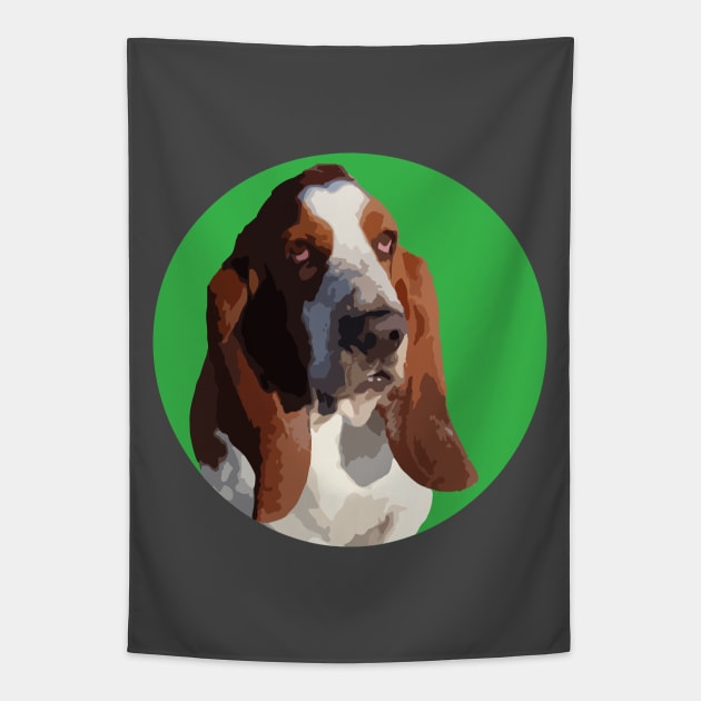 Basset Hound Tapestry by NV