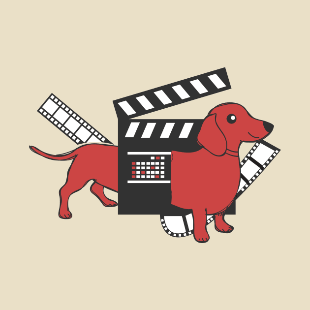 dog movie scene mascot by asepsarifudin09