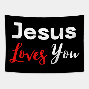 Jesus Loves You Tapestry