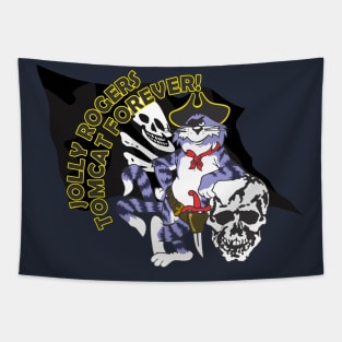 Tomcat Forever Jolly Rogers Tapestry