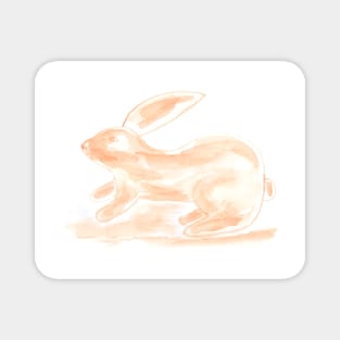 easter bunny, easter, rabbits, holiday, animal, illustration, watercolor Magnet