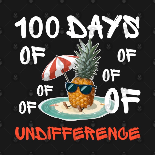 100 days of difference - funny pineapple by Qrstore