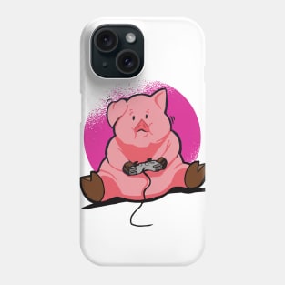 Pink Gamer Pig Phone Case
