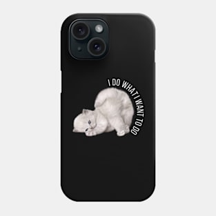 I Do What I Want To Do Phone Case