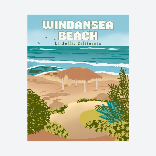 Windansea Beach by Erika Lei A.M.