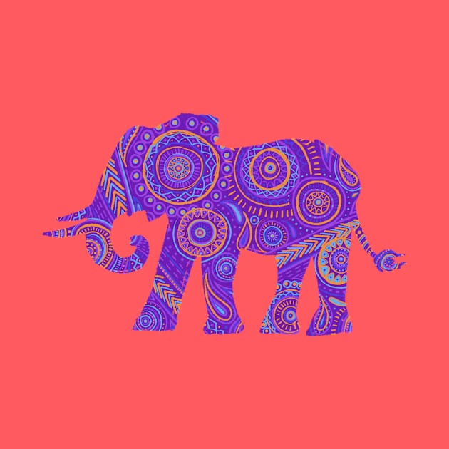 Elephant Mandala by InkedinRed