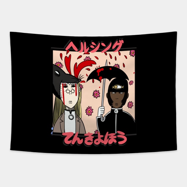 The Hellsing Weather Report Tapestry by Cannibalteeth