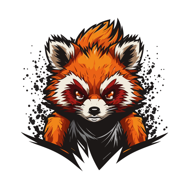 Graffiti Paint Red Panda Creative by Cubebox
