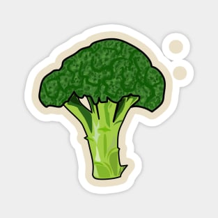 Broccoli cartoon illustration Magnet