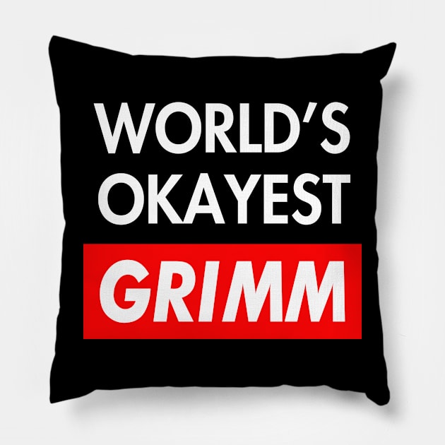 Grimm Pillow by Ban Guns Not Books- Typography fullcolor