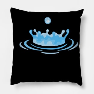 Water Droplets Pillow