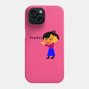 happy girl Phone Case