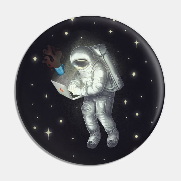 Freelance Cosmonaut Pin by ArtDary