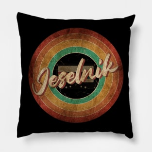 Jeselnik Vintage Circle Art Pillow