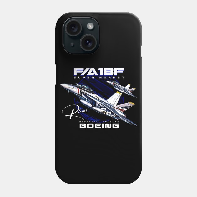 F18 Super Hornet Rhino Us Air Force Fighterjet Phone Case by aeroloversclothing