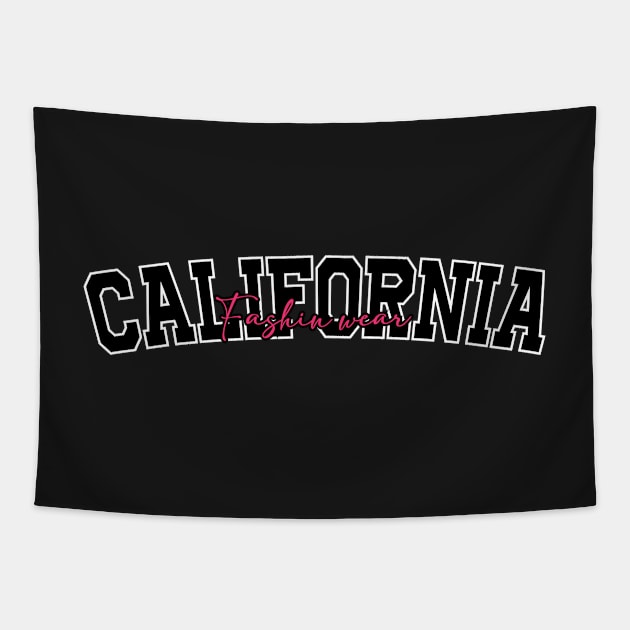 California Fashion Tapestry by lounesartdessin