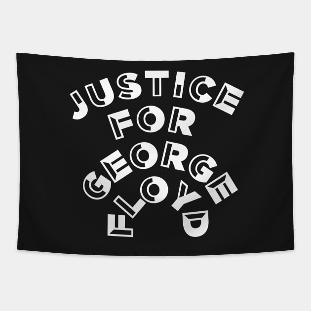 Justice for George Floyd Tapestry by daghlashassan