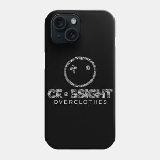 Crossight Overclothes Paisley on Black Phone Case