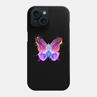 Colorful Watercolor Butterfly Phone Case