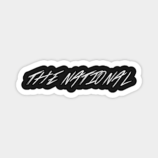 The National Band Logo Lettering Magnet