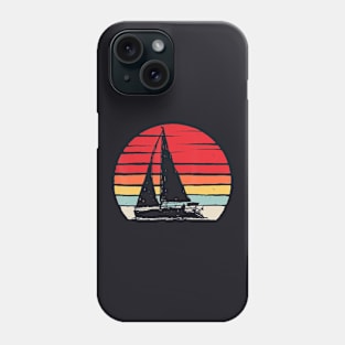 Vintage Retro Sailing Sailor Gift Sailboat Phone Case