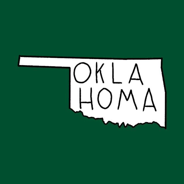 The State of Oklahoma - No Color by loudestkitten