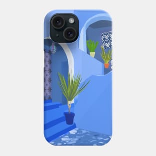 Blue city, Morocco Phone Case