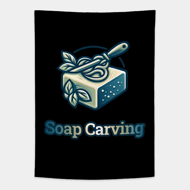 Soap Carving Knife Tapestry by ThesePrints