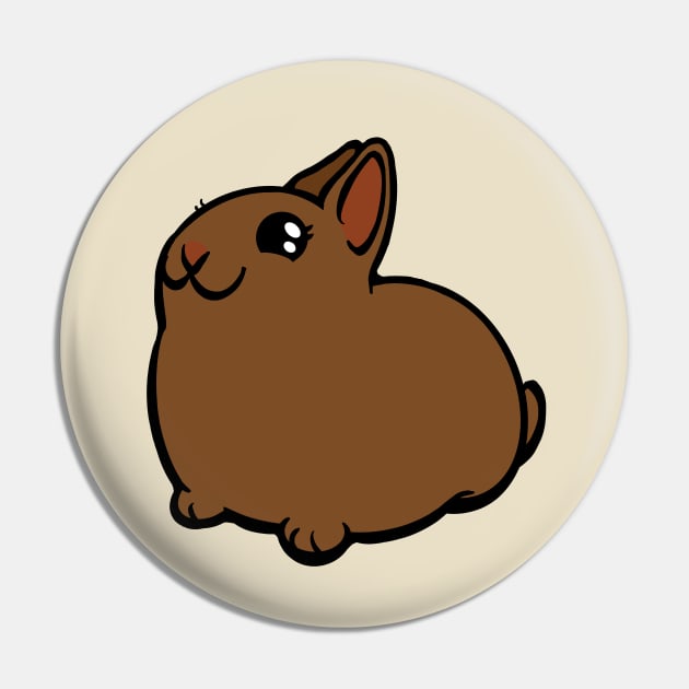 Brown Bunny Rabbit Coney Pin by RJKpoyp