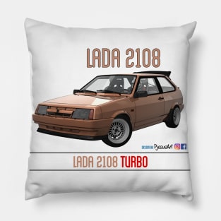 Lada 2108 Turbo Golden Ochre Pillow