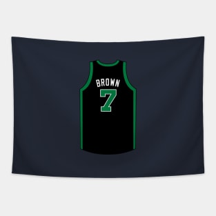 Jaylen Brown Boston Jersey Qiangy Tapestry