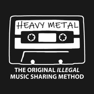 Heavy Metal Cassette Tape T-Shirt