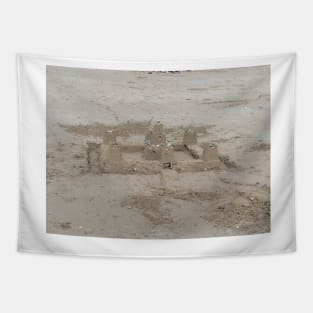 A sand castle Tapestry