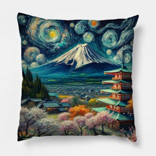 Van Gogh's house Pillow