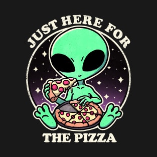 Aliens loves pizza T-Shirt