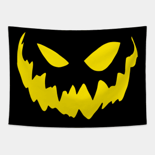 Pumpkin Smile Tapestry