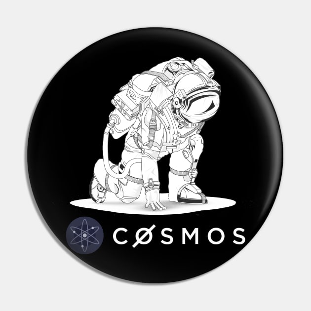 Cosmos  Crypto Cryptocurrency ATOM  coin token Pin by JayD World