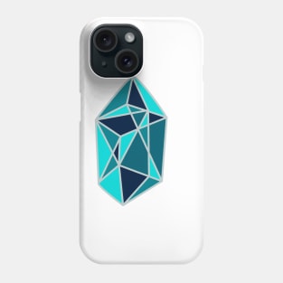 Faceted Gemstone- Blue Phone Case