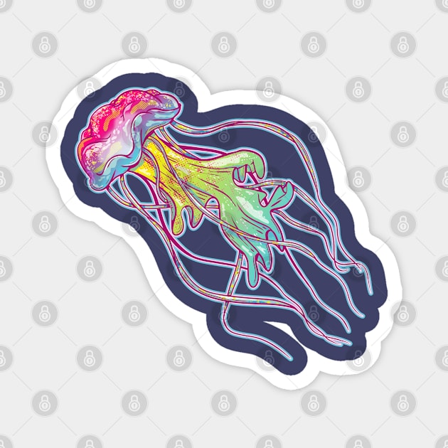 Jellyfish Magnet by mailboxdisco