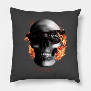 Corinthian Skull Pillow