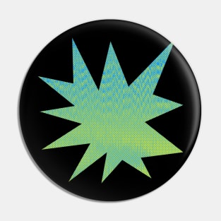 Comic Book Halftone Burst: A Explosive Blast of Retro Style Pin