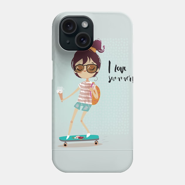 I love summer! Phone Case by EveFarb