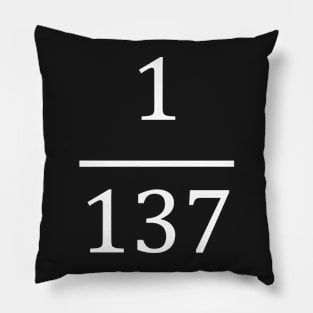 Fine Structure Constant, made only for physicists Pillow