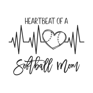 Softball Heartbeat T-Shirt