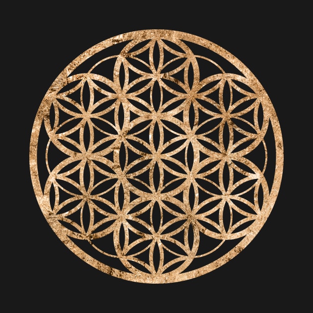 Gold Geometric Glyph Mandala Sigil Rune Sign Seal  -  233 by Holy Rock Design