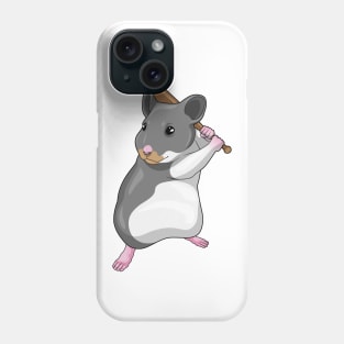 Hamster Baseball Baseball bat Phone Case